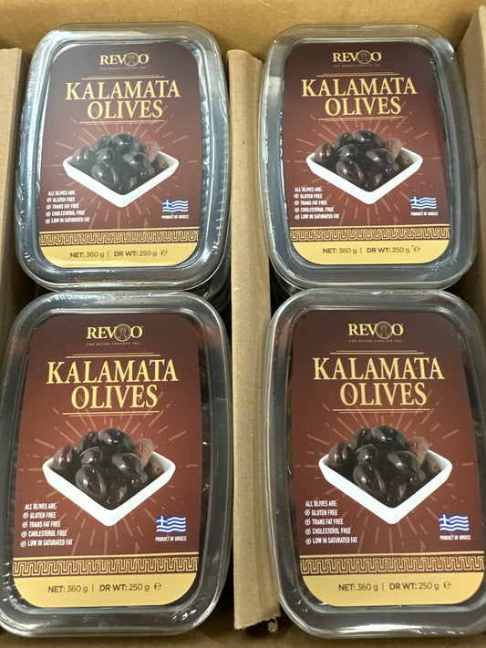 REVOO KALAMATA BLACK OLIVES FROM GREECE