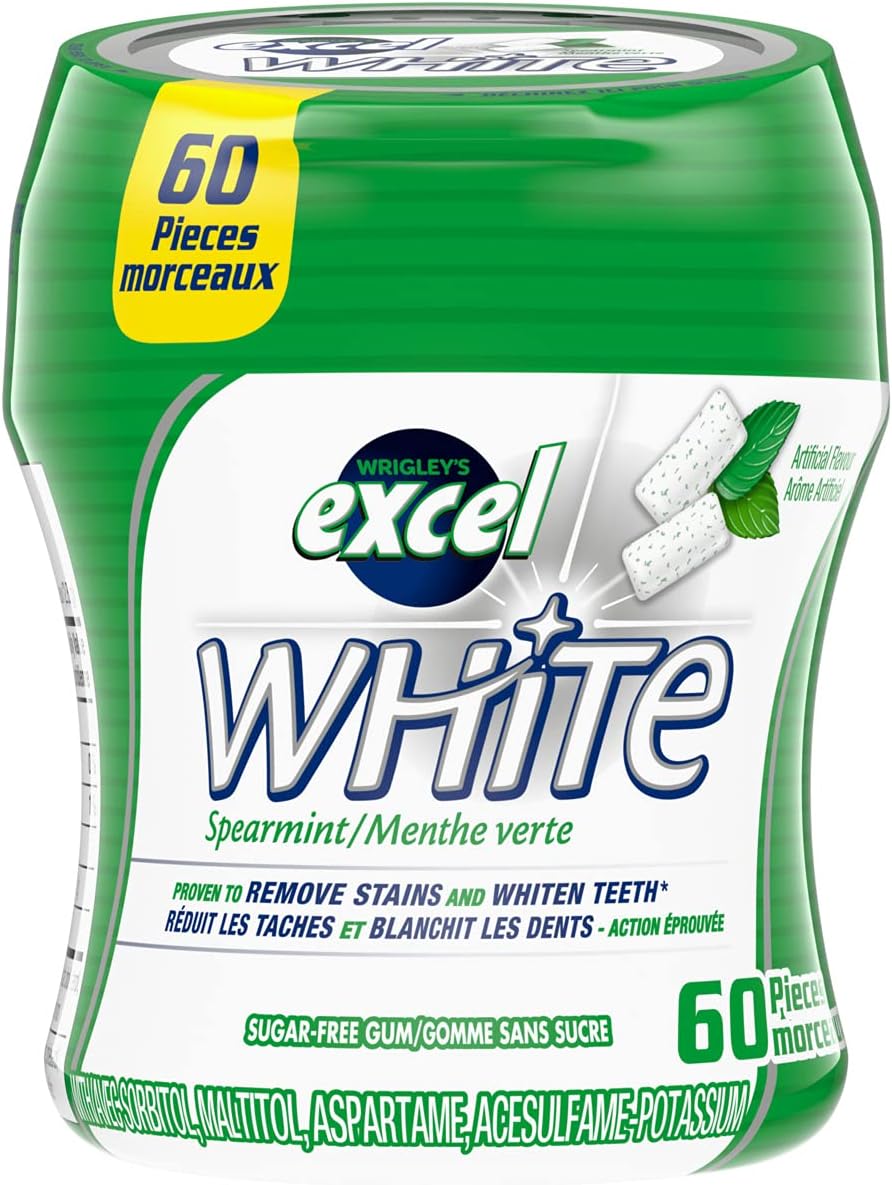 EXCEL WHITE SPEARMINT SUGAR-FREE GUM