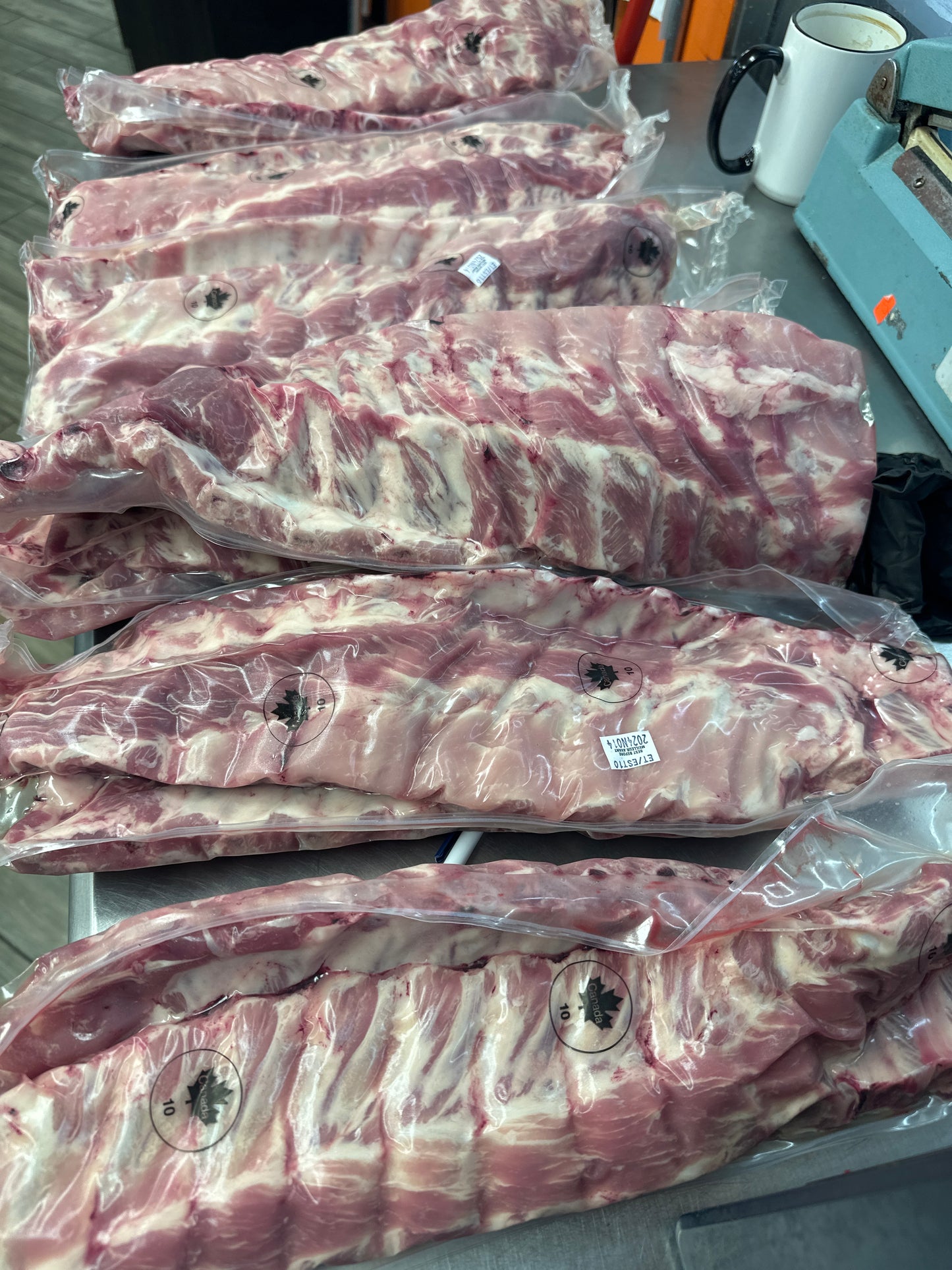 PORK -  2 BABY BACK RIBS per package