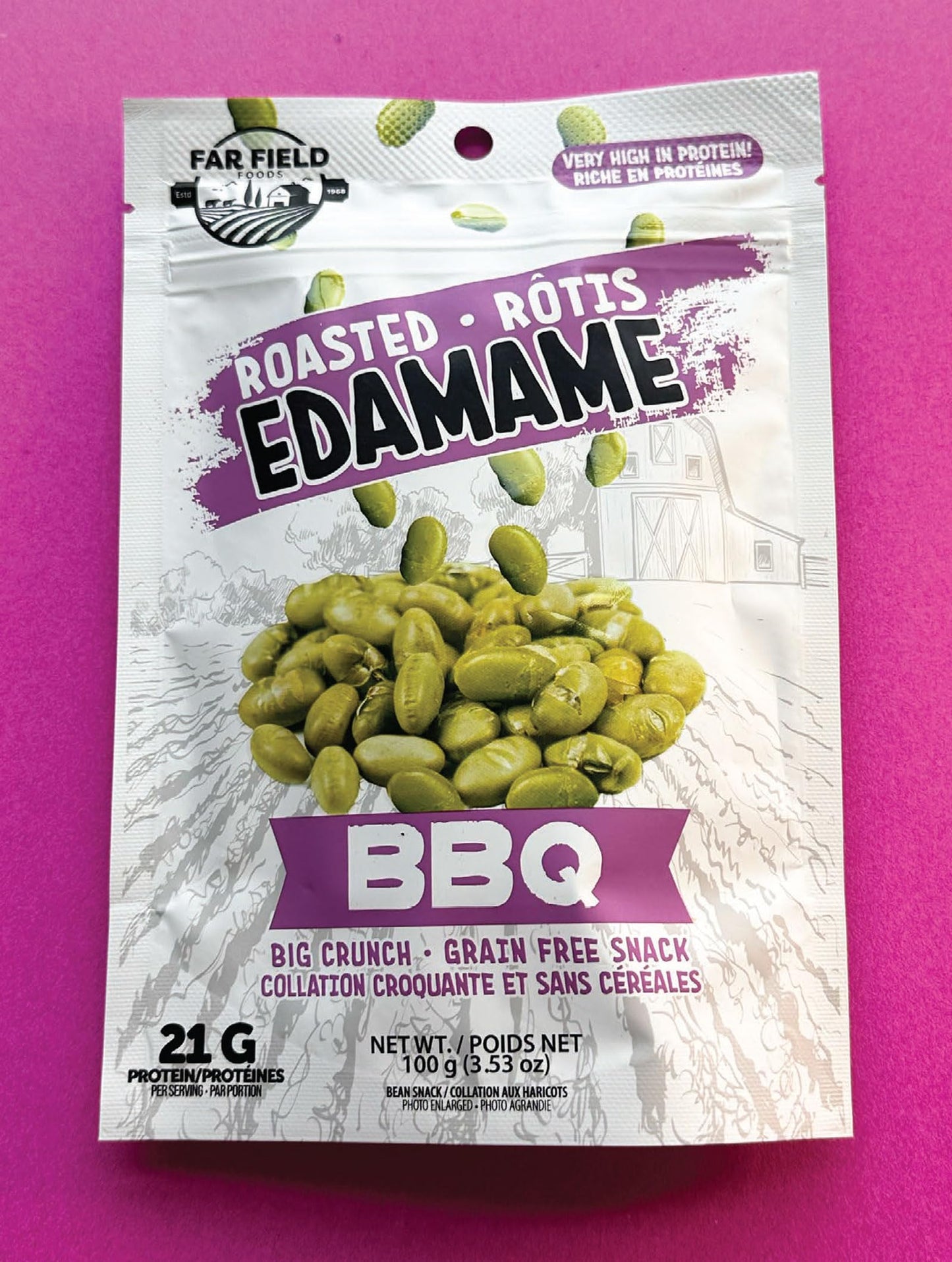 ROASTED EDAMAME - FAR FIELD 100G