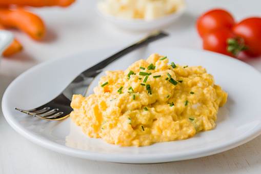 Scrambled Eggs - Cooked & Portioned - 4oz