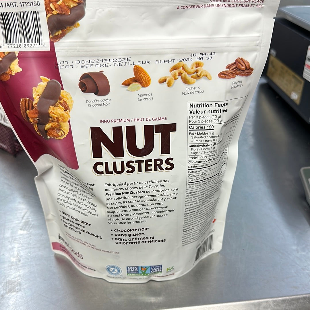 INNOFOODS ALMOND CASHEW PECAN NUT CLUSTERS