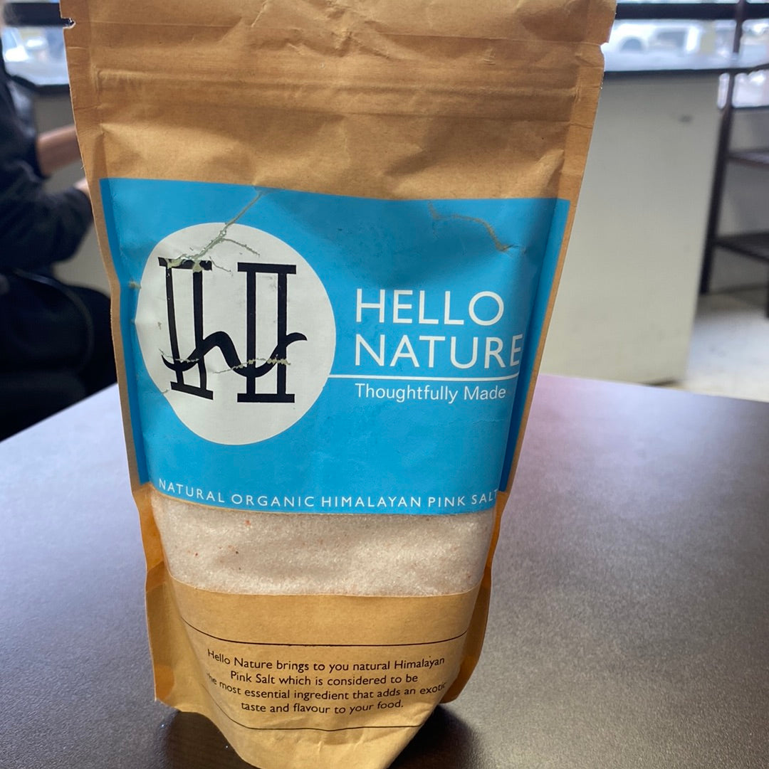 HELLO NATURE NATURAL ORGANIC HIMALAYAN PINK SALT